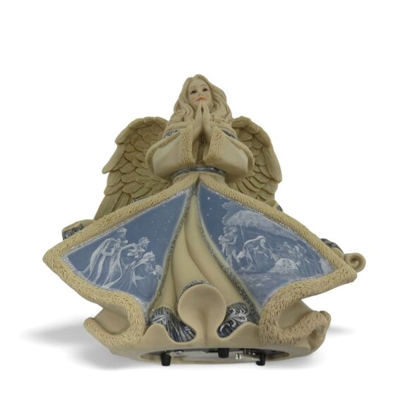 SARAHS ANGELS Praying Angel Musical Figurine in Nativity Scene Dress 2006 Boxed - Picture 2 of 11